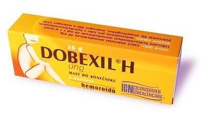 Dobexil H rektální mast 20g od 149 Kč - srovnání cen | Leano.cz