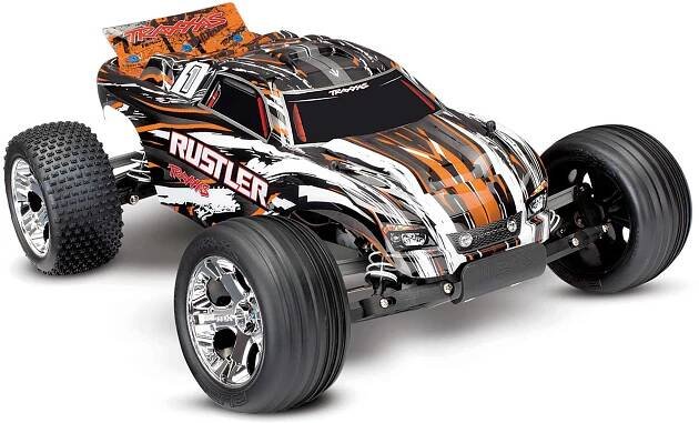 1:10 Traxxas Rustler RTR (oranžový)