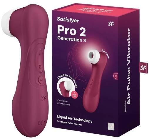 Satisfyer Pro 2 Generation 3 vínový