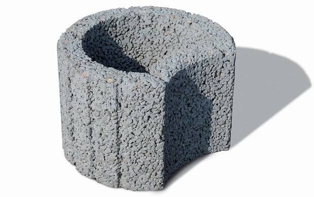 Semmelrock Svahová tvárnice Rundflor šedá 25 x 30 x 20 cm