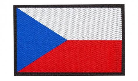 Nášivka Česká vlajka 70x50mm • armynakup.cz