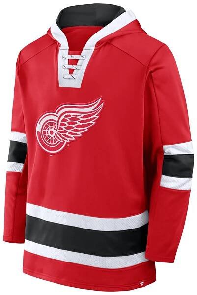 Detroit Red Wings pánská mikina s kapucí Mens Laced Hockey - FAN-store.cz