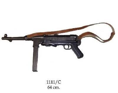 Denix | Samopal MP40 s koženým popruhem