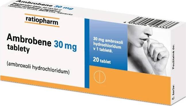 Ambrobene 30 mg 20 tbl. od 53 Kč