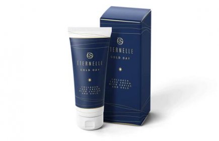 ÉTERNELLE Gold Day - collagen facial cream with caviar and gold