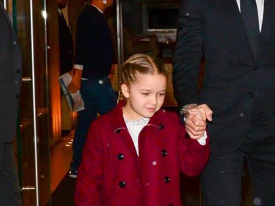Harper Beckham Wore Pigtails to Mom Victoria's New York Fashion Week Show