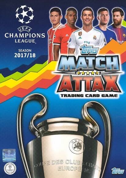 Topps UEFA Liga mistrů zápas Attax 2017/2018 17 18 čísel karet #1 - #198