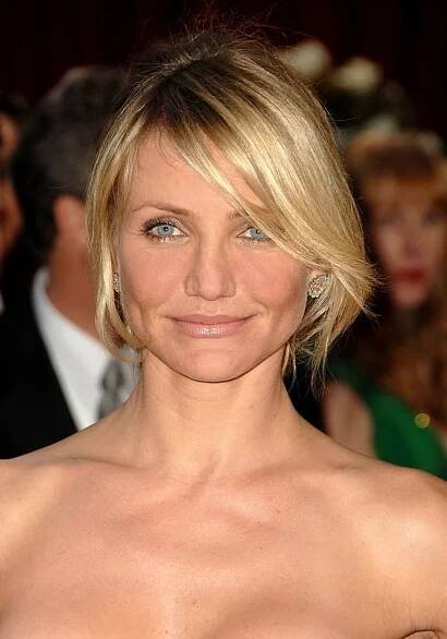 Cameron diaz (trägt bulgari-ohrringe) bei der Ankunft für den roten Teppich - 80. jährliche Oscar-Verleihung, das kodak theater, los angeles, ca, 24. februar 2008. Foto: david longendyke / everett collection — Stockbild