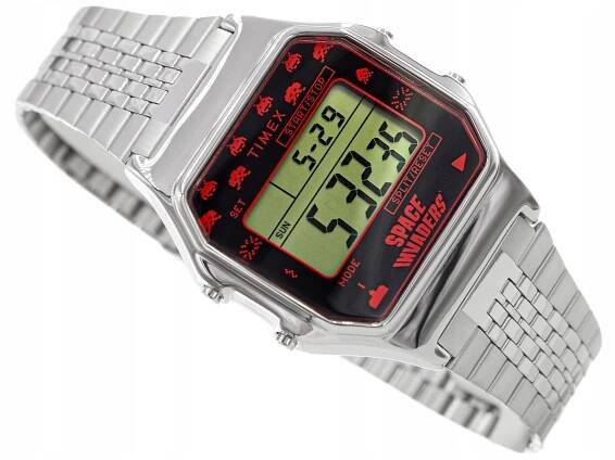 PÁNSKÉ HODINKY TIMEX TW2V30000 T80 SPACE INVADERS DIGITÁLNÍ Typ náramkové hodinky