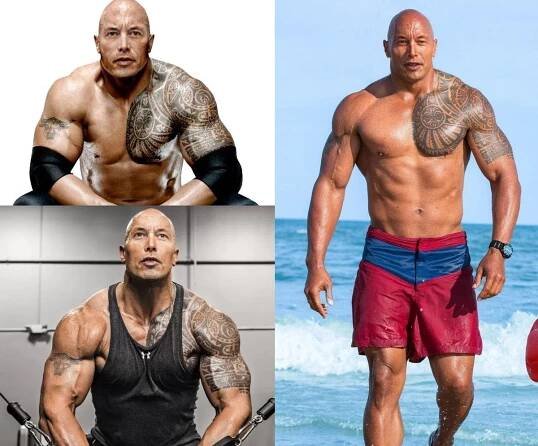 Elon Musk jako Dwayne Johnson