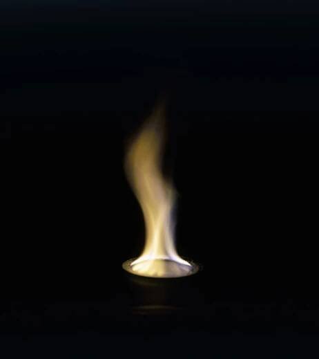 Sodium salts burn yellow in the flame test