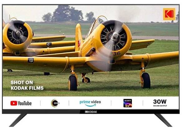 Kodak 100 cm (40 inches) Special Edition Series Full HD Smart LED TV 40SE5003BL (Black)