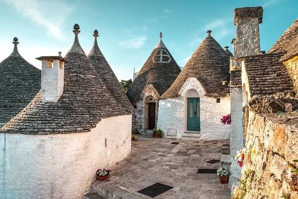 The Trulli Houses of Alberobello in Puglia, Italy