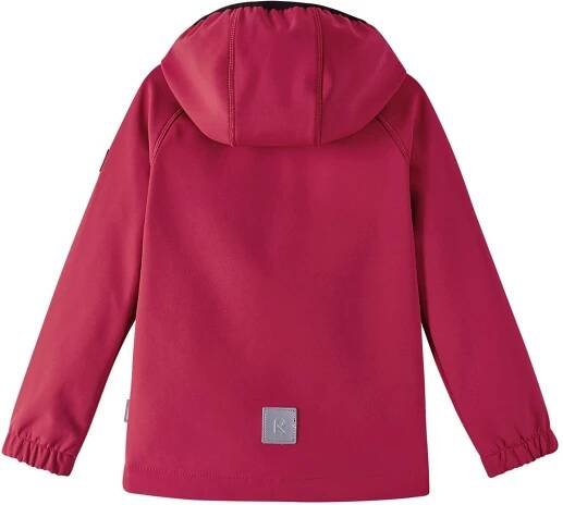 Dětská softshellová bunda Reima Vantti - Tomato red - Skibi Kids