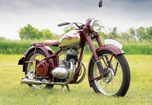 Iron Curtain Artistry: 1954 JAWA 250 Perak - Motorcycle Classics