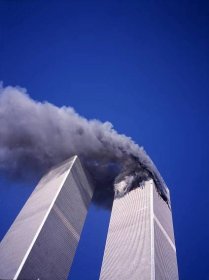 WTC just before the 2nd plane hit