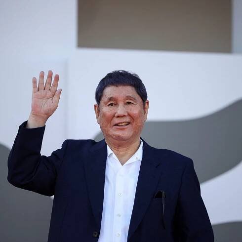 Japan's Takeshi Kitano 'a bit embarrassed' as new film shows at Venice