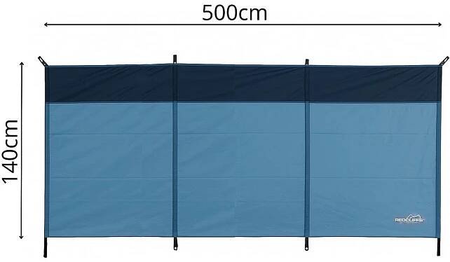 PLÁŽOVÁ ZÁSTĚNA 5x1,4M V OBALU REDCLIFFS