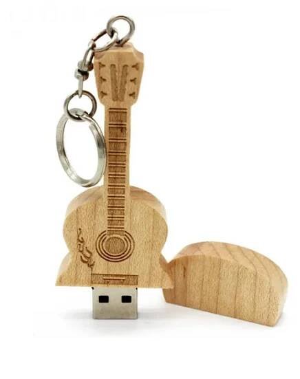USB flash disk 32 GB Kytara Dřevěná