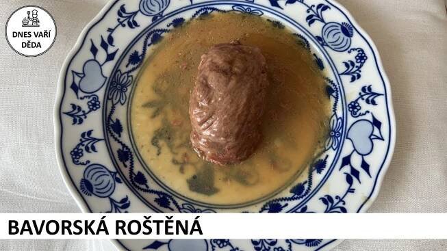 Bavorská roštěná (bavorský závitek)