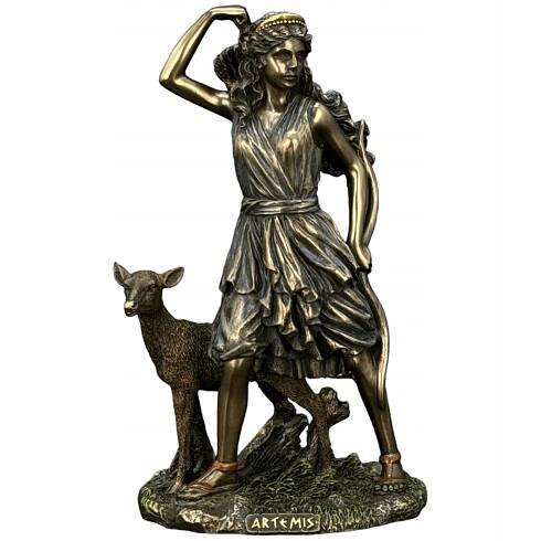 ŘECKÁ BOHYNĚ ARTEMIS ARTEMIDA ZNAČKOVÁ VERONESE WU78098A4 ORIGINÁLNÍ SOCHA