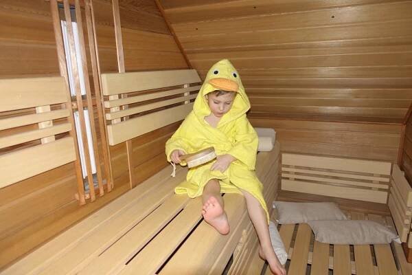 Sauna a děti