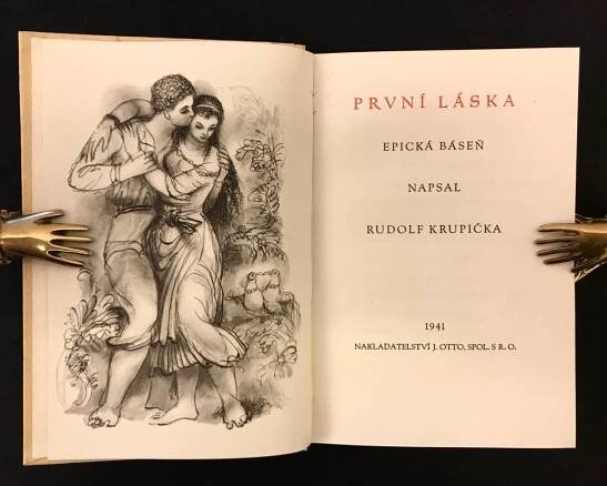 První láska. Epická báseň - Literatúra do roku 1945 - Antikvariat Steiner 
