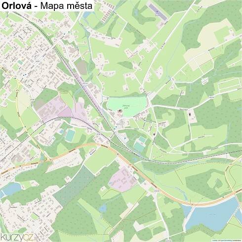 Orlová - mapy | Kurzy.cz