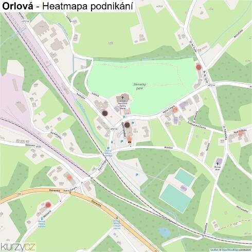 Orlová - mapy | Kurzy.cz