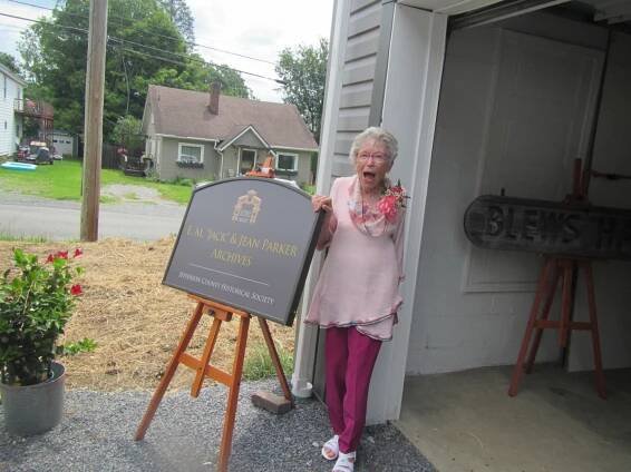 Jean Parker w Archives Sign 2