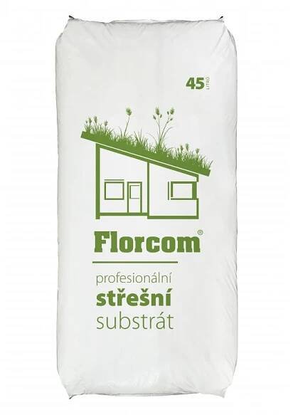 Florcom Střešní substrát extenzivní 45 l