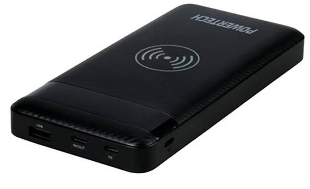 Power Bank 20,000mAh w/ USB C 45W & Wireless Charger (Black)