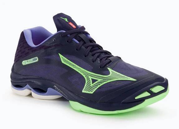 Pánská volejbalová obuv Mizuno Wave Lightning Z7 evening blue / tech green / lolite