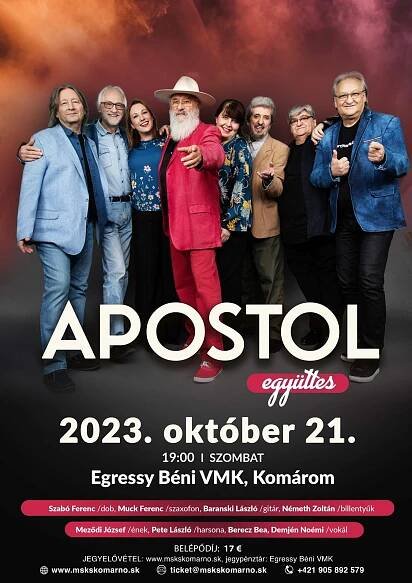 Apostol – koncert – Komarno