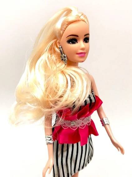 RKJ Mainan Anak Perempuan Koleksi Boneka Barbie 88022-D Terdapat 4 Motif