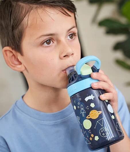 LAHEV NA PITÍ s BRČKEM CONTIGO EASY CLEAN 420 ml BLUEBERRY COSMOS SPORTOVNÍ LÁHEV Kapacita 0.42 l