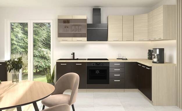 Kuchyňská skříňka Wiktoria Chamonix/Legno 80ZL 2F BB