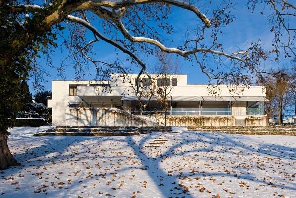 vila Tugendhat zima Brno