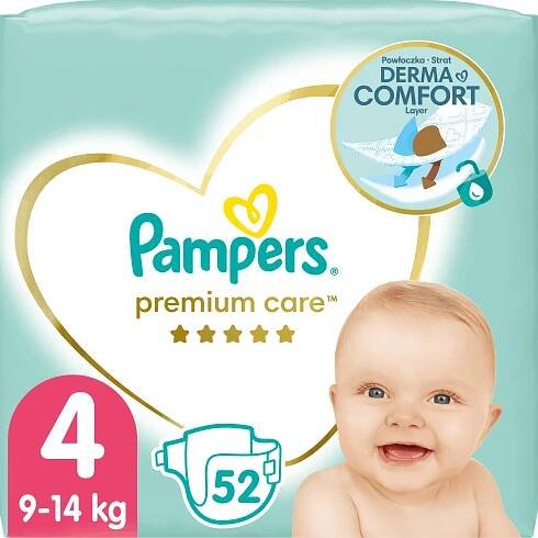 Pampers Premium Care 4 52 ks