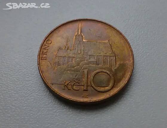 10 Kč 1996 - STAV !!!!