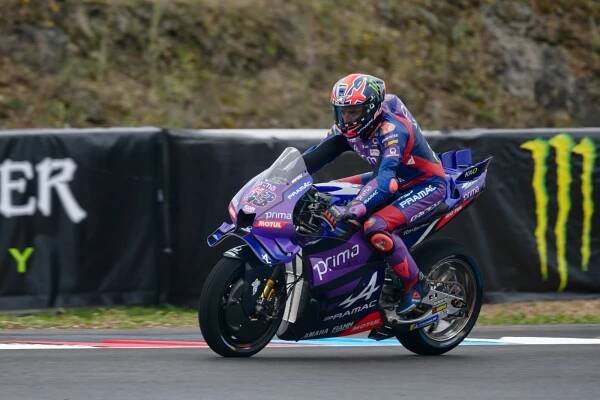 Velká cena v Brně: Salač zajel v deštěm ovlivněném tréninku Moto2 druhý čas