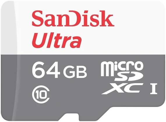 SanDisk Ultra microSDXC 64 GB UHS-I U1 80 MB/s + SD adaptér