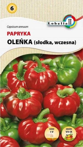 Paprika sladká Oleńka semena 0,5 g / L /