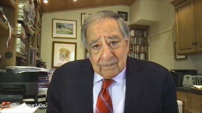 Leon Panetta: ‘No question that US has to put more pressure on Russia and Putin’
