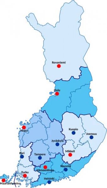 Regionální úřady (aluehallintovirasto)