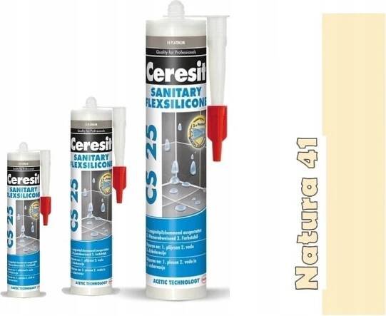 CERESIT CS 25 sanitární silikon 280g natura