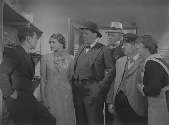 Edvin Adolphson, Ingrid Bergman, Valdemar Dalquist, Julia Cæsar - Munkbrogreven - Z filmu