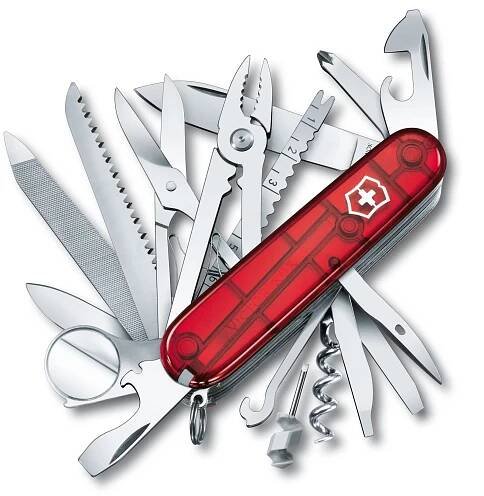 Victorinox SwissChamp - červený transparent - VICTORINOX - za výbornú cenu na Outdoor.sk