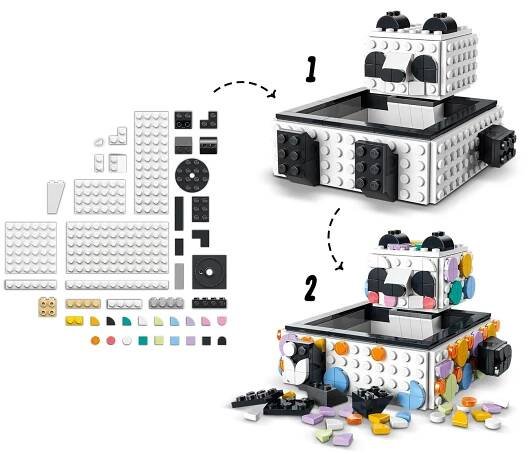 LEGO 41959 DOTS NÁDOBA S ROZTOMILOU PANDOU Pohlaví chlapci dívky