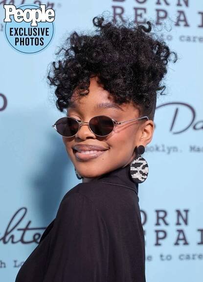 Marsai Martin attends as Carol's Daughter celebrates the launch of their brand new collection, Born To Repair (& Made To Care) at Bogart House on February 07, 2023 in Brooklyn, New York.